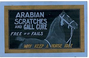 Arabian Scratches and Gall Cure; Free If It Fails--Why Keep a Horse Idle