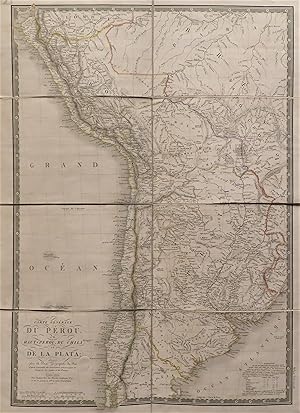 Carte generale du Perou du Haut-Perou, du Chili et de la lata