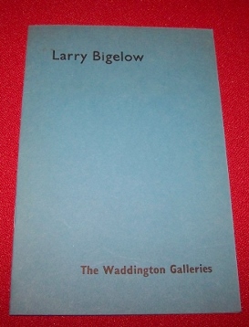 LARRY BIGELOW 10 September - 3 October 1959