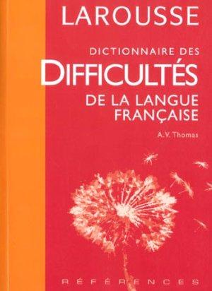 DICTIONNAIRE DES DIFFICULTES DE LA LANGUE FRANCAISE