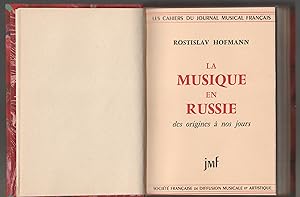 La musique en Russie, des origines à nos jours. Dédicacé par l'auteur.