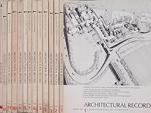 Architectural record N.1,2,3,4,5,6,7,8,9,10,11,12 1969
