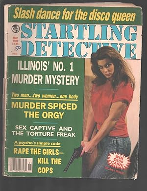 True Detective 5/1989-- Gun moll cover-Torture freak-Violent mystery & crime-G