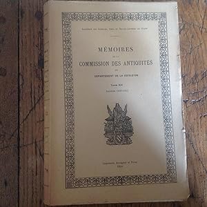 Mémoires de la Commission des Antiquités du département de la COTE - D 'OR Tome 19 Années 1927 à ...