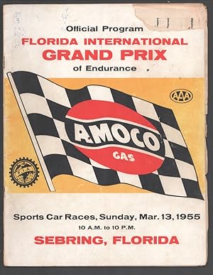 Sebring Florida International Grand Prix of Endurance 3/13/1955-12 hour race-entry list insert-G