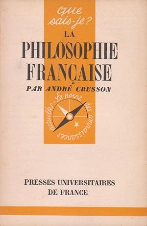 Philosophie française (La), "Que Sais-Je ?" n°170