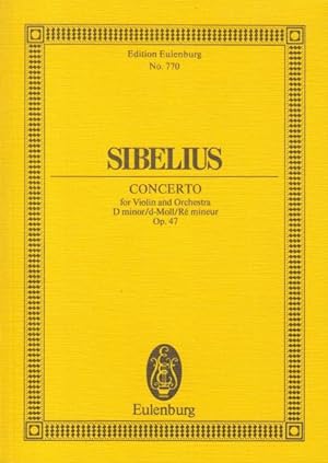 Violin Concerto in d minor, Op.47 - Study Score