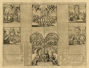 Antique Print-CIVIL-MILITARY-EMPIRE-TEUTONIC-MALTA-HANSEATIC TOWN-Chatelain-1732