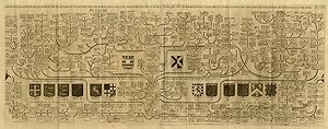 Antique Print-FAMILY MAP-NORMANDY-DUKE-ENGLAND-SCOTLAND-IRELAND-Chatelain-1732