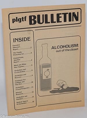 PLGTF Bulletin vol. 3, #9, Sept., 1981: Alcoholism: out of the closet