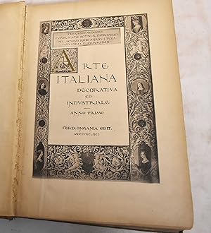Arte Italiana Decorative e Industriale: Anno I / Periodico Mensile (1892, 1894, 1895, 1896, 1897,...