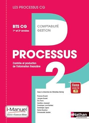 LES PROCESSUS 2 : BTS CG ; 1ère et 2e années ; livre et licence de l'élève (édition 2017)