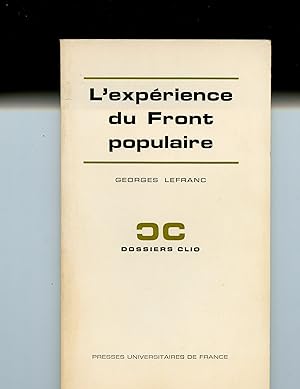 L' EXPÉRIENCE DU FRONT POPULAIRE