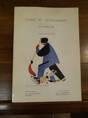 Livres et Autographes, Collection Jean Elleinstein. 30 Mai 1980. Catalogue de vente.
