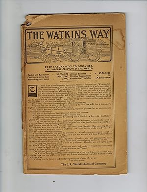 WATKINS ALMANAC, HOME DOCTOR AND COOK BOOK: THE WATKINS WAY