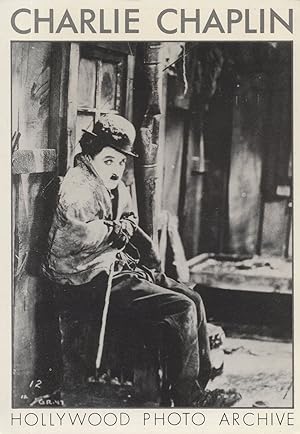 Charlie Chaplin Hollywood Photo Archive Rare Postcard