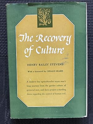 The Recovery of Culture