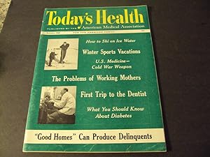Today's Health Jan 1960 Winter Sports Vactions, First Trip to Dentist