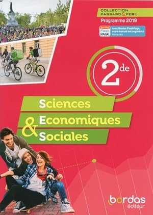sciences économiques & sociales ; 2de (édition 2019)