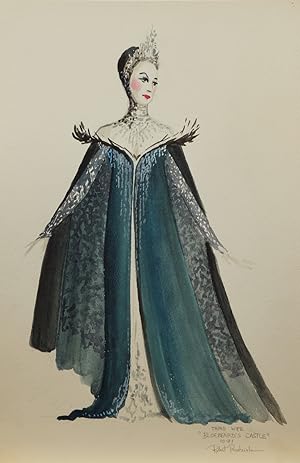 Collection of 102 original set and costume designs for seventeen 20th century productions of thea...