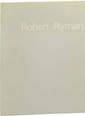 Robert Ryman (First Edition)
