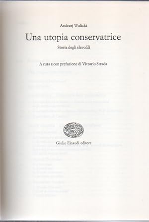 Una utopia conservatrice