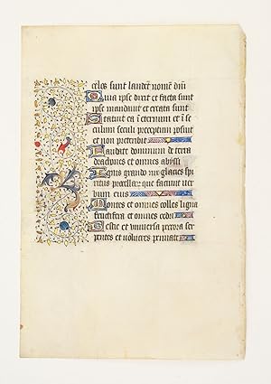 FROM A LARGE BOOK OF HOURS IN LATIN AND FRENCH