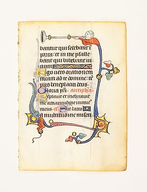FROM A SMALL PSALTER-HOURS IN LATIN, WITH IMMENSELY CHARMING MARGINALIA