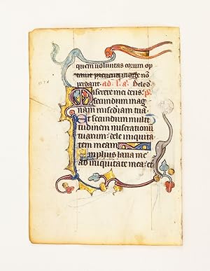 FROM A SMALL PSALTER-HOURS IN LATIN, WITH IMMENSELY CHARMING MARGINALIA