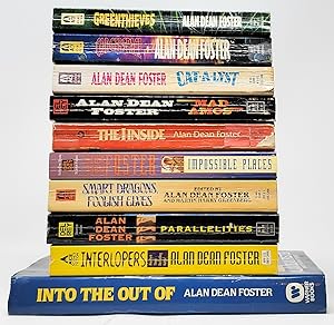 [Lot of 10 True First Editions by Alan Dean Foster] Impossible Places; Smart Dragons, Foolish Elv...
