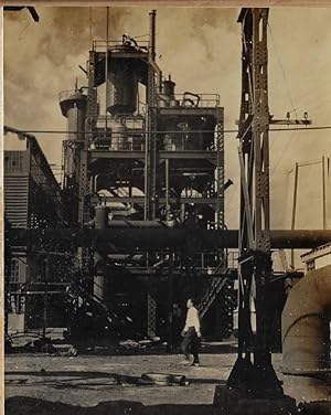[PHOTOGRAPH ALBUM DISPLAYING THE PLANT, MACHINERY, AND PRODUCTION PROCESSES OF A FACTORY IN OCCUP...