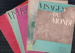 Visages du Monde.No. 1, 15 Janvier 1933. No. 16, 15 Juin 1934. No. 26, 15 Juin 1935. No. 27, 15 J...