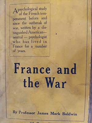 France and the War : As Seen By An American
