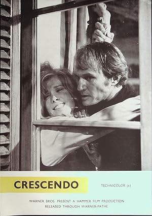 Crescendo Synopsis Sheet 1970 Stefanie Powers, James Olson