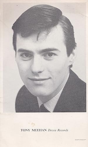 Tony Meehan Publicity Decca Records Postcard Size Card