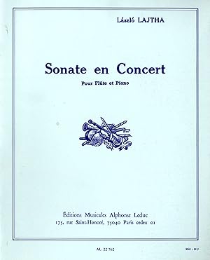 SONATE EN CONCERT POUR FLUTE ET PIANO. Op. 64.