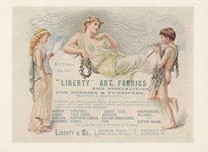 Liberty & Co Clothes Gilbert & Sullivan 1881 Theatre Advert Postcard