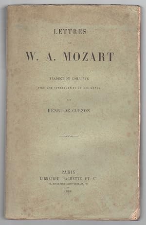 Lettres de W. A. Mozart