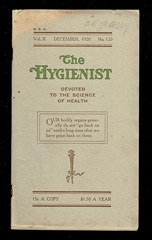 The Hygienist : Devoted to the Science of Health. Dec. 1920