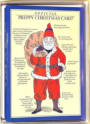 Boxed Set Of 14 Official Preppy Christmas Cards & 15 Envelopes
