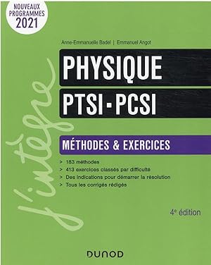physique PTSI-PCSI ; méthodes et exercices (4e édition)