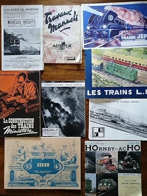 Modélisme Ferroviaire Naval Automobile Aéromodélisme Vapeur vive 18 catalogues de 2016 à 1950 - -...