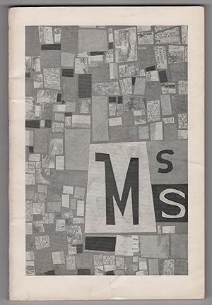 MSS, Volume 1, Number 1 (Spring / Summer 1961)