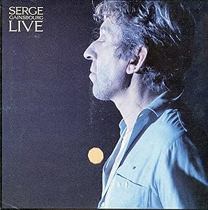 "SERGE GAINSBOURG LIVE" Cartoline promo originale 1986