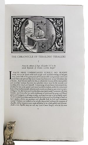 LUCRETIA BORGIA: The chronicle of Tebaldeo Tebaldei, Renaissance Period