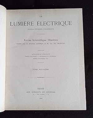 La lumière électrique - T.9 1883