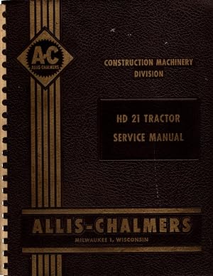 HD 21 Tractor Service Manual