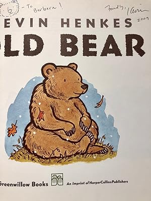 Old Bear - INSCRIBED by Author to Barbara Bader