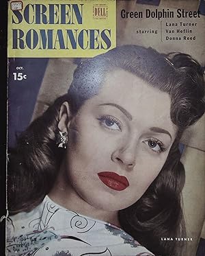 Screen Romances Magazine October 1947 Lana Turner
