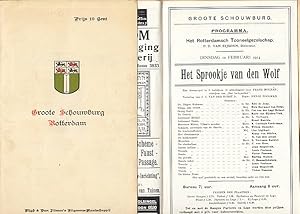 Rotterdamsche Gids. (Vier toneelprogramma's uit 1914).
